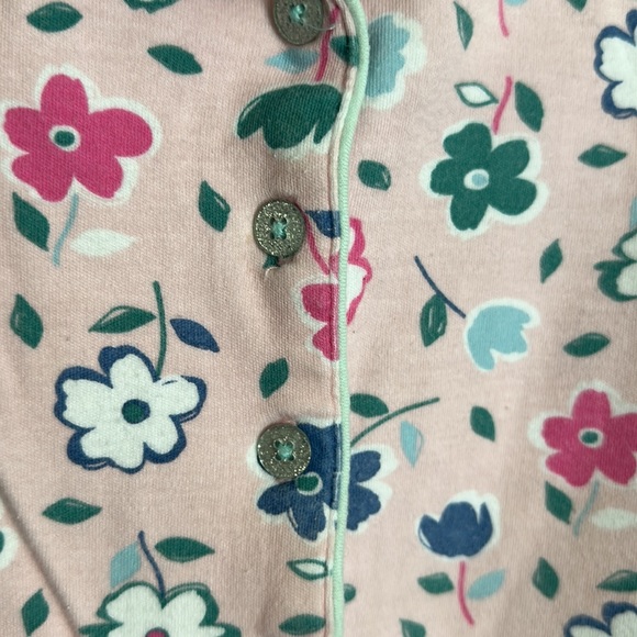 "Sleep in the Stars" 🌟 Floral Pink Pajama Set Size 7/8 - Picture 6 of 11